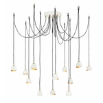 Hinkley Lighting Nula 12 Chandelier, Shell White - 35908SHW. Fixed Price $1903.15.
