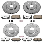 Powerstop Disc Brake Kit Front And Rear Fits Ford Mustang 2007-2011 Z26 Stre. Fixed Price $700.39.