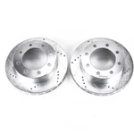 Disc Brake Rotor Set-front Drilled, Slotted And Zinc Plated Pair. Fixed Price $452.99.