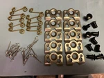 Black ALUM.7/16 BY.500 1/4 Quick Turn Dome Head Dzus Fasteners , Kit. Fixed Price $263.00.