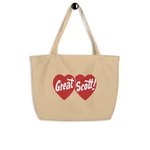 Great Scott Grocery Detroit Large Organic Tote Bag - Bygone Brand Retro. Fixed Price $32.00.