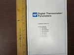 Tif Digital Thermometer/pyrometers Covers Models 7000,AC,TP,7050+ Owners Manual. Fixed Price $19.99.