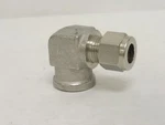 203413 New-no Box; Crawford SS-600-8-6 Air Elbow SS-316 90DEG 3/8" Tube Fnpt. Fixed Price $13.34.