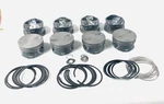 Moresa Hypereutectic Flat Top 2VR Pistons+moly Rings 2007-09 Chevy Gm 6.2L Std. Fixed Price $322.65.