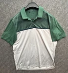 Adidas Climacool Color Blocked Polo Men Large Green Grey Golf Shirt. Fixed Price $11.99.