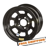 Bassett 58DC4I 15X8 In 5X4.75 Spoke D-hole Black Steel Wheel. Fixed Price $118.13.
