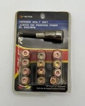 Spectre 46703 Exhaust Header Bolt Kit 3/8-16 3/4" W/tool Grade 5 Gold Anodized. Fixed Price $10.99.