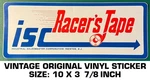 Industrial Salesmaster Corp. Racer's Tape - Vintage Original Vinyl Decal Sticker. Fixed Price $9.35.