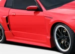 For 1999-2004 Mustang Duraflex CBR500 Wide Body Side Skirts Rocker Panels Pi. Fixed Price $326.00.