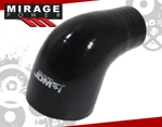 3.5" To 2.75" 90 Degree Elbow Bend Reducer Black Silicone Coupler Jdm. Fixed Price $32.77.