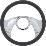 Jegs 70422 Chrome-plated Billet Aluminum 14" Steering Wheel Wing Spoke Design. Fixed Price $166.99.