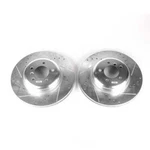 Disc Brake Rotor Set-front Drilled, Slotted And Zinc Plated Pair. Fixed Price $242.98.