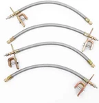 Tiziri Valve Stem 4PCS 7" 7INCH Extension, Sliver. Fixed Price $14.51.
