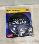 Hella 165530801 6.4" Round Light Grilles With White Logo For 500, 500FF-SERIES. Fixed Price $42.00.