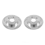 Disc Brake Rotor Set-rear Drilled, Slotted And Zinc Plated Pair. Fixed Price $147.99.