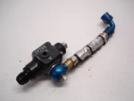 Nascar Waterman Billet Aluminum Adjustable Fuel Pressure Regulator W/ Line #721. Fixed Price $60.00.