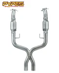 2005-2010 Mustang Gt Pypes XFM55E X-pipe W/ High Flow Cats Catalytic Converters. Fixed Price $970.72.