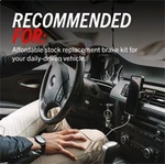 Power Stop KOE3057 Low-dust Ceramic Brake Pad And Z17 Disc Rotor Kit. Fixed Price $194.79.