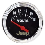 Auto 880242 Jeep Series 2-1/16" Voltmeter Gauge, 8-18V. Fixed Price $80.75.