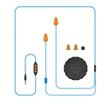 Plugfones Guardian Plus, Plugs With Audio, Earplug, Headphones, 26DB Nrr. Fixed Price $34.99.