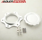 Billet Aluminum Fuel Filler Cap Assembly For 6-BOLT Jaz Cells Silver. Fixed Price $53.00.