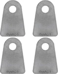 Steel Weld On Tabs, Flat Bottom Mount Hole, 2-1/2" H, 1-3/4" W, 1/4" Thick,. Fixed Price $28.99.