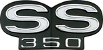 1967 Camaro Ss 350 Grill Emblem With Backing Plate. Fixed Price $38.82.