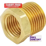 Allstar ALL99031, One Natural Brass Reducer Fitting 3/8IN Npt To 1/4IN Perfo. Fixed Price $24.39.