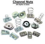 All Sizes & Styles Of Nuts, Spring, Cone, Twirl, For Unistrut Steel Channel. Fixed Price $419.99.