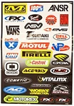 Factory Effex 10-68004 Sponsor Sticker Kit C-3. Fixed Price $19.41.