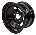 Bassett D-hole Lightweight 15X8 5X4 1/2 Steel 2PC Blk Ea Wheel D58DF4. Fixed Price $113.98.