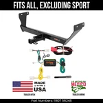 For 14-24 Infiniti Q50 Trailer Hitch W/ Pin Wiring Excl Sport Curt 2K 1.25". Fixed Price $331.99.
