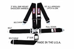 Rjs Racing Sfi 16.1 5PT Latch & Link Harness Belt Roll Bar Black 50502-18-23. Fixed Price $94.99.