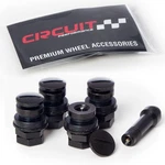 Circuit Performance Black Bolt-in Flush Mount Valve Stems (set Of 4). Fixed Price $23.31.