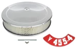 14 3 Chrome Air Cleaner Assembly With 455-4BBL Decal Firebird Gto Grand Prix. Fixed Price $78.98.