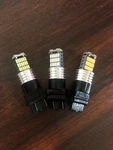 Red Led Tail Light Bulbs For 3157 Socket. Fixed Price $14.00.