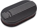 Edelbrock Air Cleaner 41153; Classic Black Alum, Red Cotton, X 8.2 2.4 Oval. Fixed Price $225.00.