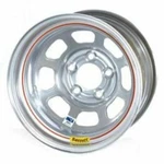 Bassett 58S53S D-hole 15"X8" Wheel Rim; 5X5" Bolt Pattern Silver Powder Coat. Fixed Price $126.54.