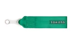 Takata Racing Tow Strap 7/16" Bolt-on Bracket With Green Webbing Loop. Fixed Price $72.68.