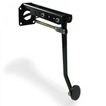 Universal Brake Pedal Kit Vt Adjustable Mount Bracket 3" Black Billet Pad. Fixed Price $260.95.