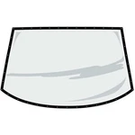 Five Star Rear Window Abc Molded .093 W/blk Border Uncoat. Fixed Price $257.87.