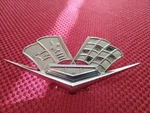 1960S 1970S - Chevy Corvette Flag Emblem Badge Trim Original Vintage Oem #379200. Fixed Price $18.95.