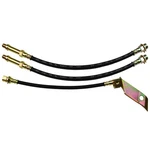 67 Ford Mustang Front Disc Rear Drum Brake Rubber Flex Hose Line Set Kit 3 Pc. Fixed Price $60.00.