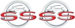 Oer Zinc Diecast Quarter Panel Emblem Set For 1962 Chevy Impala Ss Models. Fixed Price $51.98.
