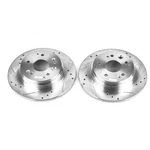 Powerstop Evolution Drilled Slotted Rotors Pair Rear For Acura Tl. Fixed Price $117.69.