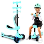 Serenelife 3-WHEEL Foldable Kids Scooter-built-in Led Lights Seat. Fixed Price $63.99.