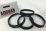4 New 72.6 - 59.6 Aodhan High Quality Plastic Hub Centric Rings. Fixed Price $14.99.