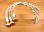 3 Bbt 12 Vdc Waterproof Amber Low-profile Led Indicator Lights. Fixed Price $13.95.