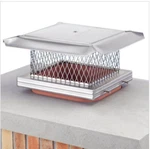 Homesaver Pro 8" X Single-flue Chimney Cap 3/4" Mesh Stainless Steel. Fixed Price $103.00.