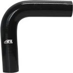 7" Leg Length 90 Degree Elbow Silicone Coupler Hose, 4-PLY 1.5" Id Black. Fixed Price $26.99.